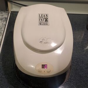 Electric Grill with Timer - White